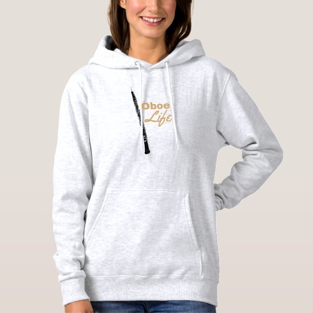 Oboe Life Oboist Musiker Coffee Hoodie (Vorderseite)