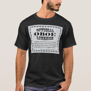 Oboe-Lizenz T-Shirt
