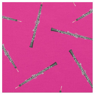 Oboe Music Musician Room Decke Rosa Stoff