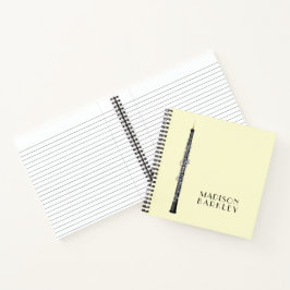 Oboe Musician Music Teacher Notizbuch