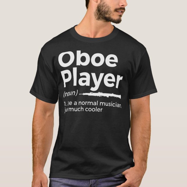 Oboe Player Definition Oboe T-Shirt (Vorderseite)