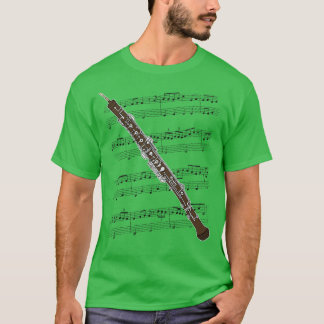 Oboe Player Oboist Woodwind Musician Color T-Shirt