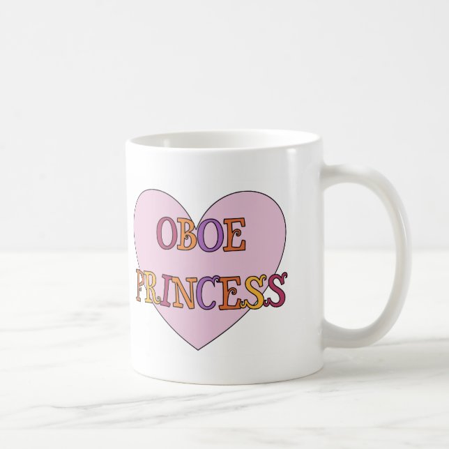 Oboe Prinzessin Mug Tasse (Rechts)