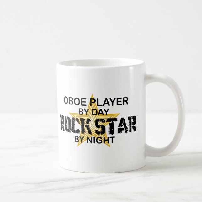 Oboe Rockstar bis zum Nacht Kaffeetasse (Rechts)