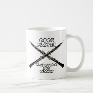 Oboe Spieler Kaffeetasse