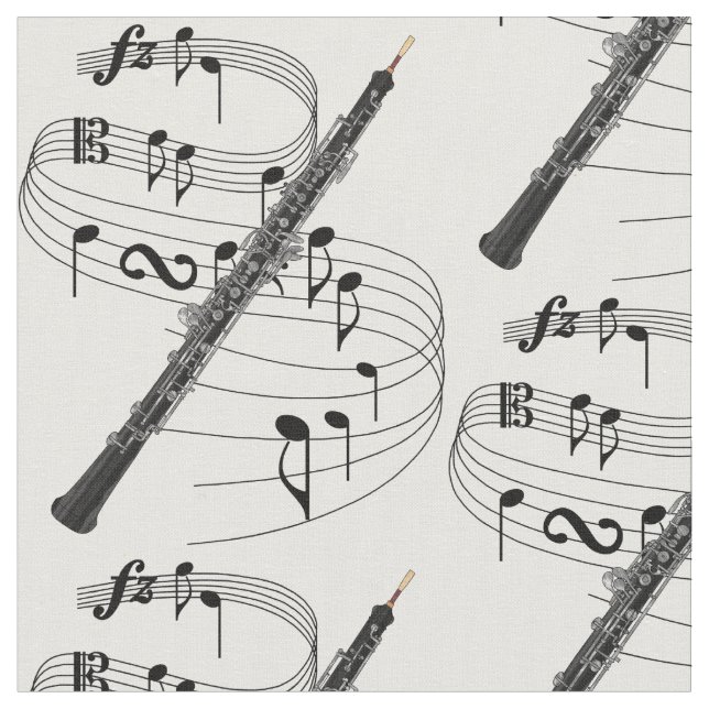 Oboe Stoff (Nahaufnahme)