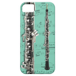 Oboe u. Notenentelefonkasten. Auswahlfarbe Case-Mate iPhone Hülle