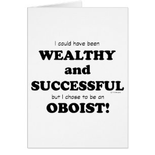 Oboe Wohlhabend und erfolgreich