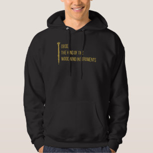 Oboe Woodwind Instrument Brass Music Oboist T-Shir Hoodie