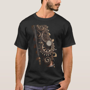 Oboen-Musik-Instrument Graphic Steampunk T-Shirt