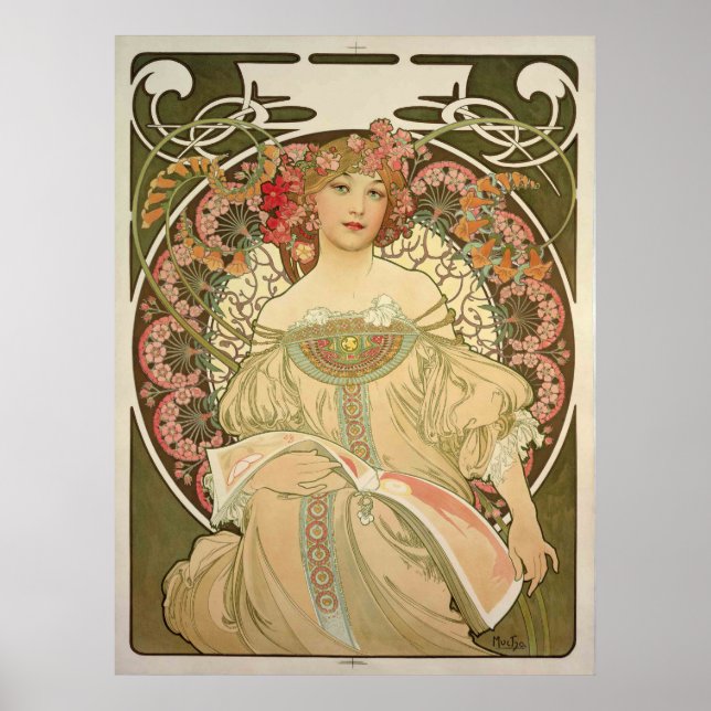 Obraz 1897 von Alfons Mucha - Poster (Vorne)