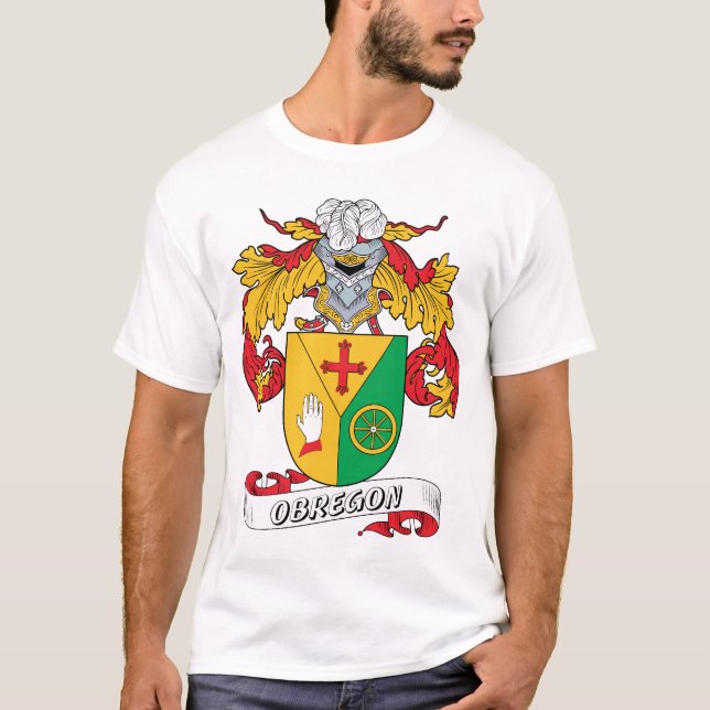 Obregon Familienwappen T-Shirt (Vorderseite)