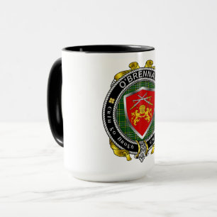 O'Brennan Irish Shield Abzeichen Tasse