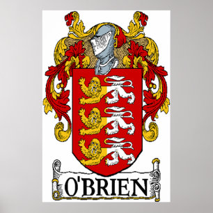 O'Brien Coat of Arms Print Poster