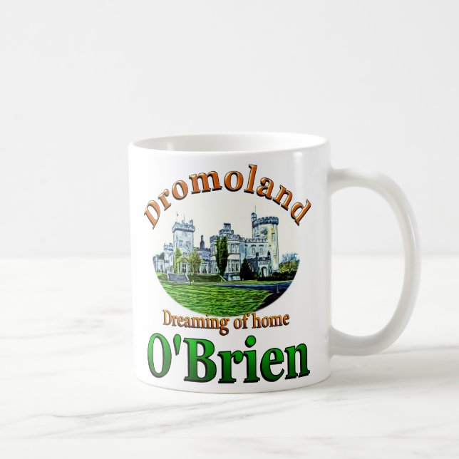 O'Brien Dreaming of Zuhause Dromoland Castle Irlan Kaffeetasse (Rechts)