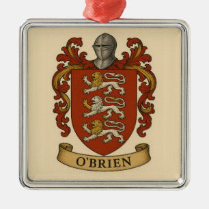 O'Brien Familienwappen Ornament Aus Metall