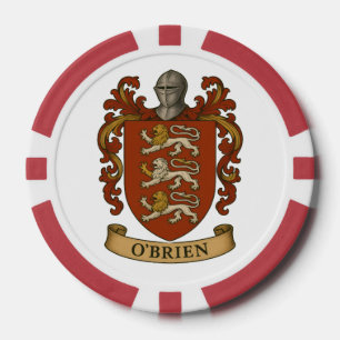 O'Brien Familienwappen Poker Chips