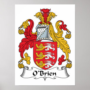 O'Brien Familienwappen Poster