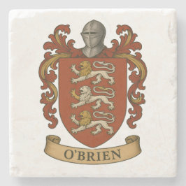 O'Brien Family Crest Keychain Steinuntersetzer