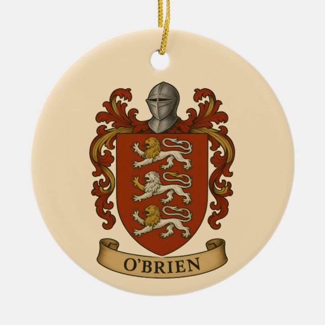 O'Brien Family Crest Magnet Keramik Ornament (Vorne)