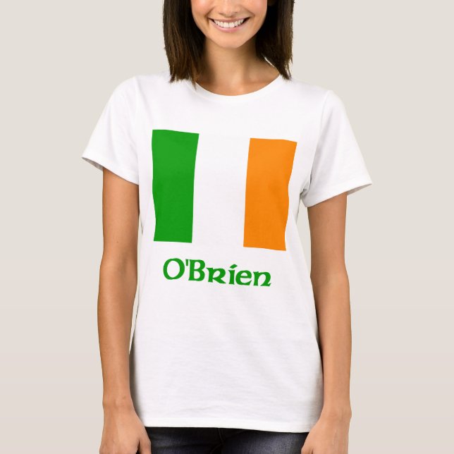 O'Brien-Iren-Flagge T-Shirt (Vorderseite)