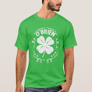 O'brien Irish Kleeblatt Family St Patricks Day Gif T-Shirt