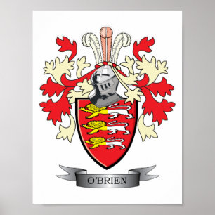 O'Brien-Wappen Poster