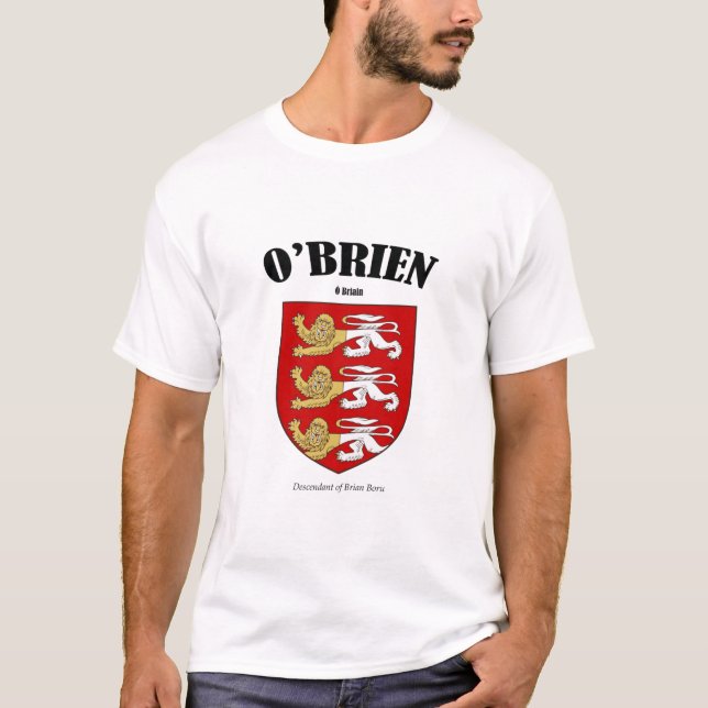 O'BRIEN Wappen Translation & Meaning T - Shirt (Vorderseite)