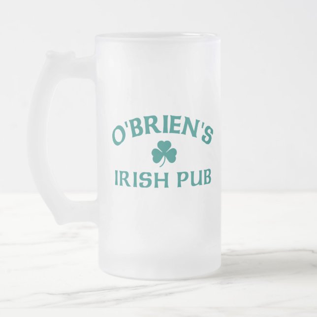 O'Briens Irish Pub Mattglas Bierglas (Links)