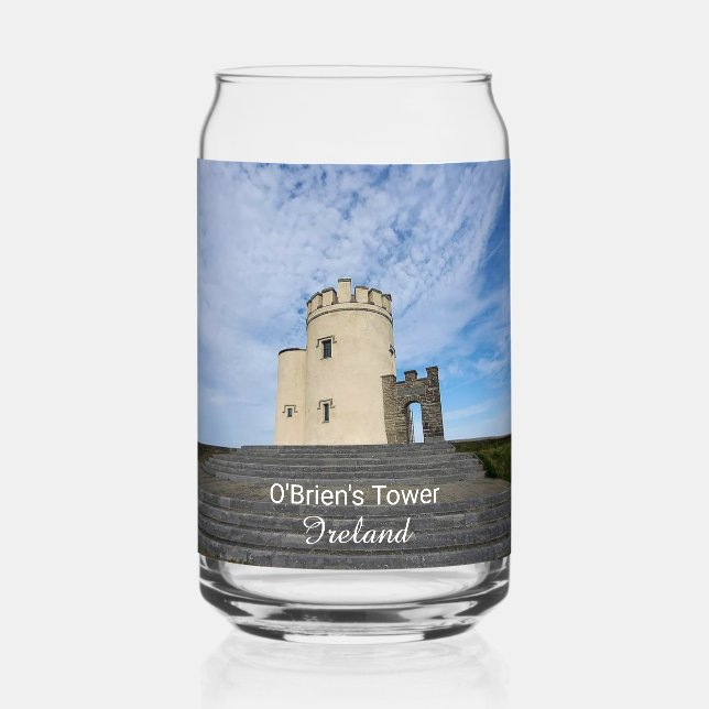 O'Brien's Tower Ireland Souvenir Can Glass Dosenglas (Vorderseite)