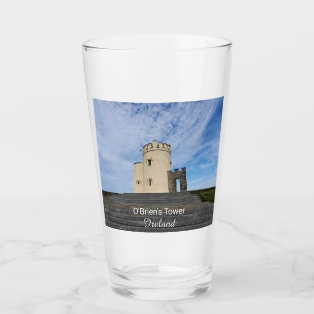 O'Brien's Tower Ireland Souvenir Drinking Glass Glas (Vorderseite)