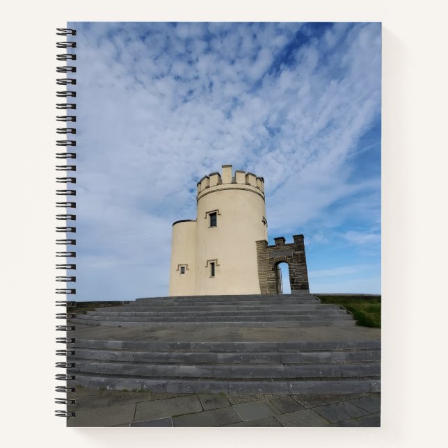 O'Brien's Tower Ireland Spiral Notebook Notizbuch (Vorderseite)
