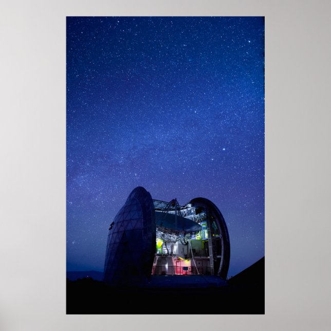 Observatorium Cal Tech Submillimeter | Hawaii Poster (Vorne)
