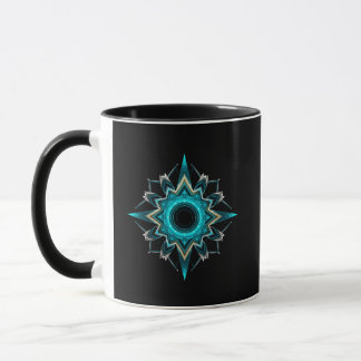 Observer Core Futuristisches abstraktes Identitäts Tasse