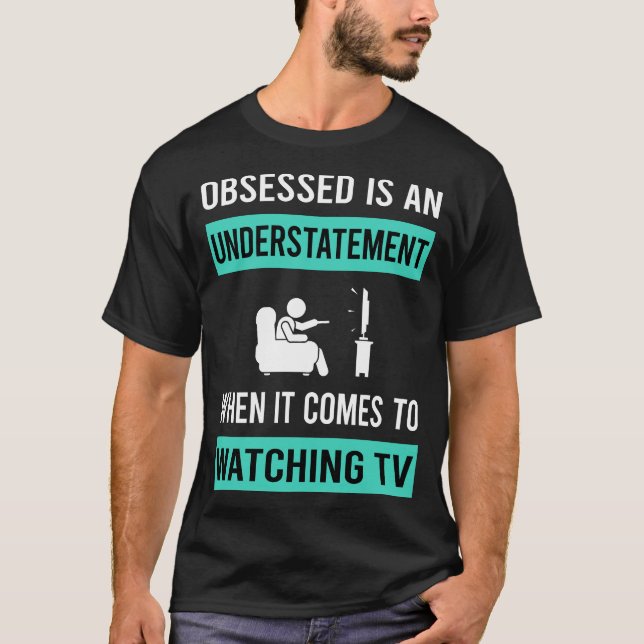 Obsesegierter Fernseher T-Shirt (Vorderseite)