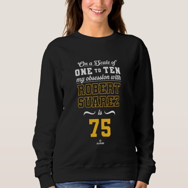 Obsession Robert Suarez 75 San Diego MLBPA Sweatshirt (Vorderseite)