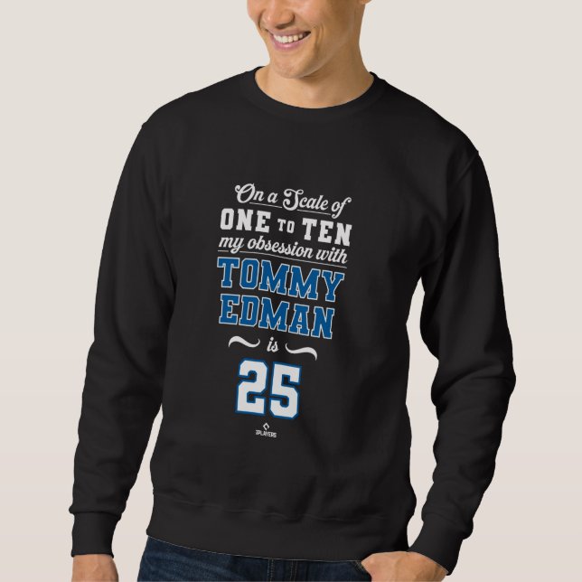Obsession Tommy Edman 25 Los Angeles MLBPA Sweatshirt (Vorderseite)