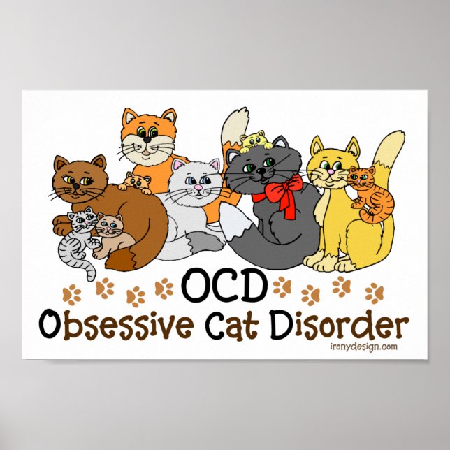 Obsessive Cat-Störung Poster (Vorne)