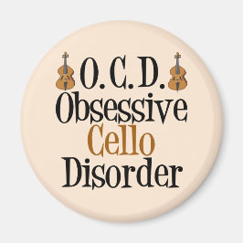 Obsessive Cello-Störung Cellist Magnet