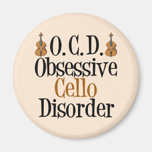 Obsessive Cello-Störung Cellist Magnet