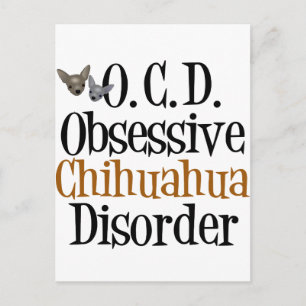Obsessive Chihuahua-Störung Postkarte