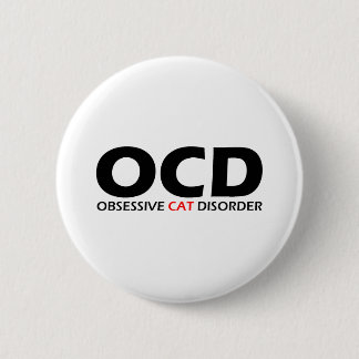 Obsessive Katzenkrankheit Button