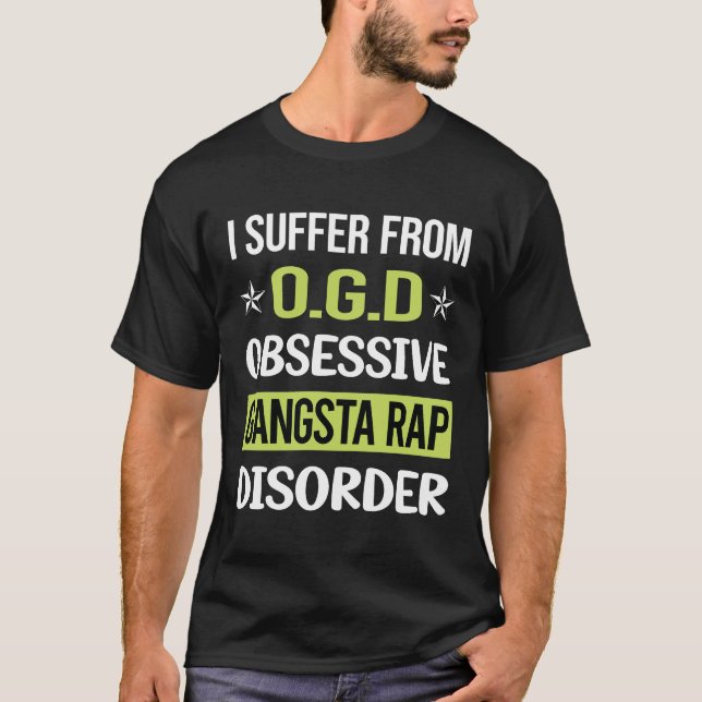 Obsessive Liebe Gangsta Rap Rapping Rapper T-Shirt (Vorderseite)