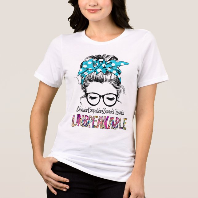 Obsessive Zwangsstörung Tri-Blend Shirt (Vorderseite)