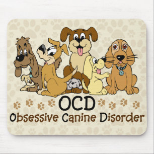 Obsessiver Canin-Syndrom Mousepad
