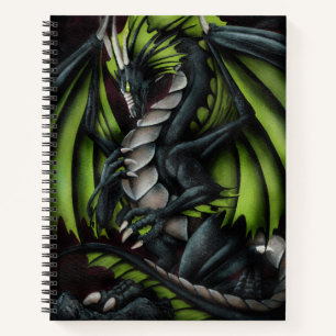 Obsidian Dragon Sketchbook Notizbuch
