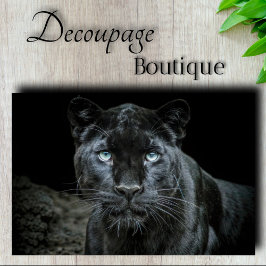 Obsidian Eyes Decoupage Seidenpapier