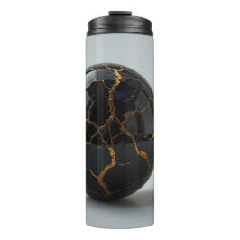 Obsidian Kintsugi Sphere Thermosbecher