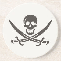 Obsidian Skull Schwerter Pirate Flag Calico Jack