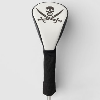 Obsidian Skull Schwerter Pirate Flag Calico Jack Golf Headcover
